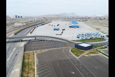 President of Azerbaijan Ilham Aliyev opened the Abşeron Logistics Centre near Baku.